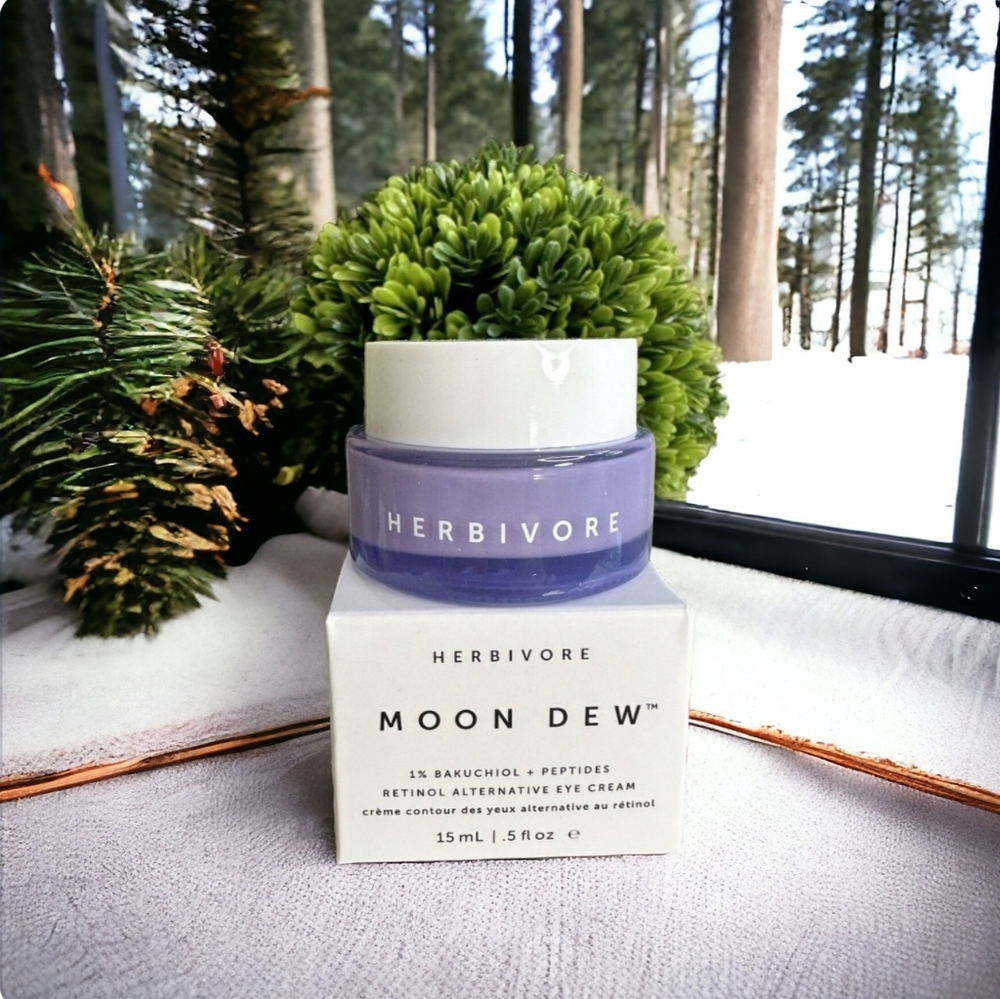🆕️ Herbivore MOON DEW 1% Bakuchiol + Peptides Retinol Firming Eye Cream New NIB